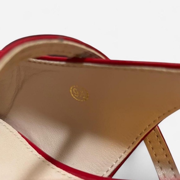 Coutgo Mary Jane Chunky Low Heels Closed Square Toe Ankle Strap Pumps Size 9.5 - Picture 8 of 8